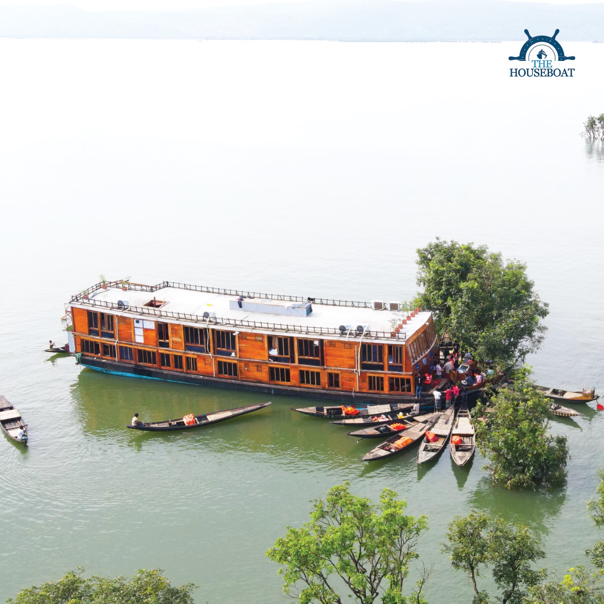 The House Boat Tanguar Haor | Bangladesh's Largest Luxury Wooden Houseboat